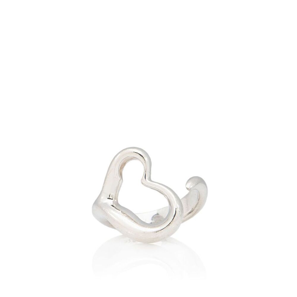 Tiffany & Co. Elsa Peretti Sterling Silver Open Heart Ring - Size 6 3/4